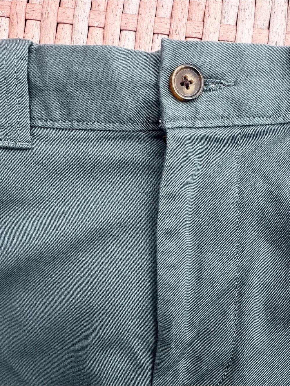 J. Crew Olive Green Flat-Front Chino Shorts